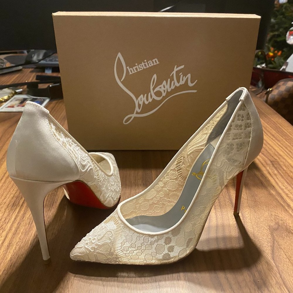 Christian Louboutin Follies Lace 100 Size 36/6 (unused with tags)